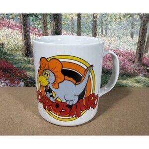 RARE Vintage Torosauro Coffee Cup Mug W/ Retro Colors - Made In Italy